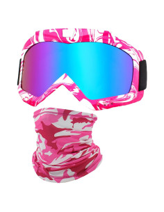 Gafas de Esquí Motocross Immoono OTG Anti UV para Mujeres y Niñas