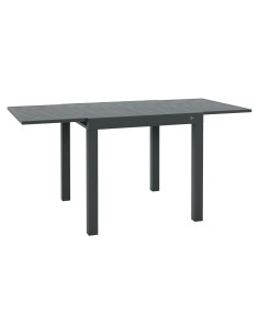 Mesa de Comedor Expandible Outsunny para Patio Gris 4-6 Personas
