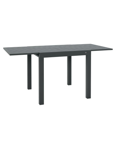 Mesa de Comedor Expandible Outsunny para Patio Gris 4-6 Personas