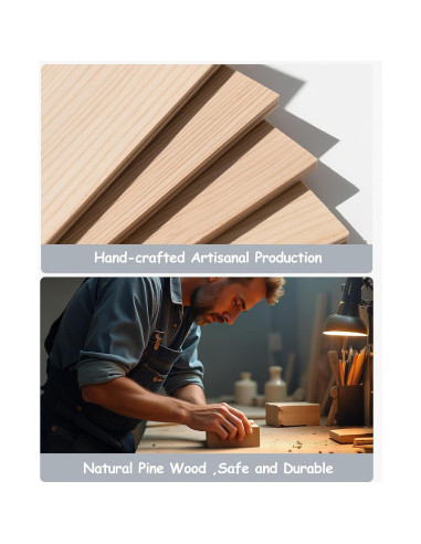 Estantes Flotantes Mazjoaru para Libros - Juego de 3 Gris