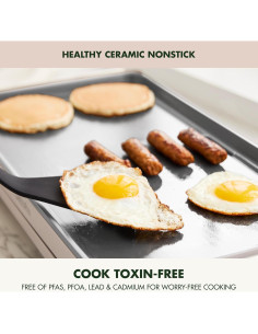 Plancha Eléctrica GreenPan 26.67x50.8 cm Antiadherente Cerámico 2