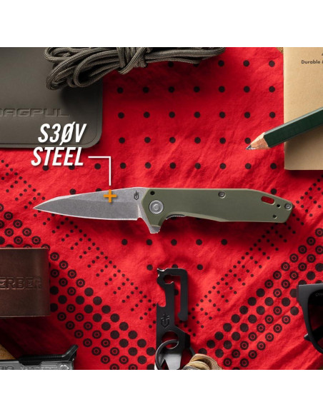 Cuchillo Plegable Gerber Gear G1612 - 3" (7.62 cm) Negro