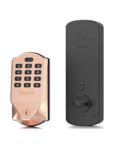 Cerradura Inteligente Welsdolk H1 Cobre Antiguo con Teclado