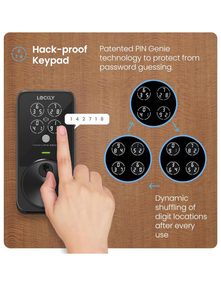 Cerradura Inteligente Lockly PIN Genie Pro Zeno - Wi-Fi, Control Remoto Cerradura Inteligente Lockly PIN Genie Pro Zeno - Wi-Fi, Control Remoto