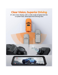 Cámara Espejo Retrovisor 4K Acumen Leyenda 2CH con WiFi 2