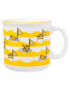 Taza Camper Cerámica Gudetama 590 ml Silver Buffalo