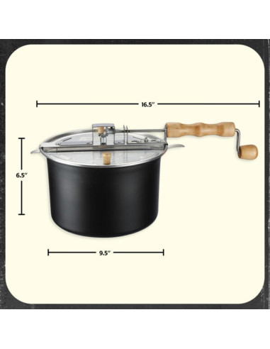 Fabricante de Palomitas de Maíz Great Northern 6.5L con Revolver