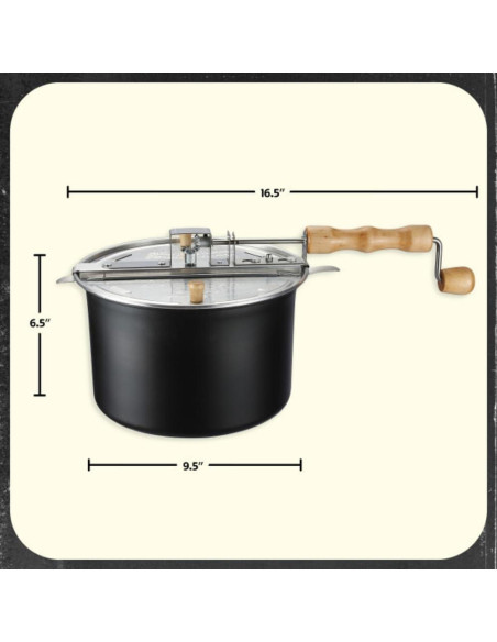 Fabricante de Palomitas de Maíz Great Northern 6.5L con Revolver