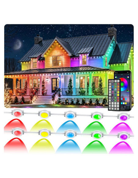 Luces LED RGB para Exteriores 300FT CETELUMA IP67 Control App