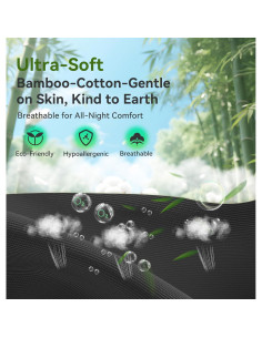 Máscara de Sueño Bluetooth LC-dolida con Peso 3D Negra 2