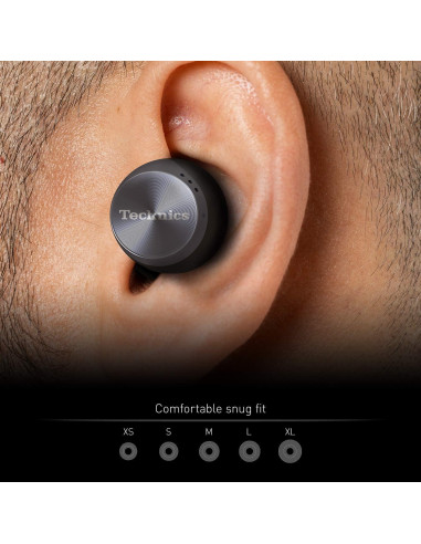 Auriculares Inalámbricos Technics EAH-AZ70W, Sonido Hi-Fi, Negro