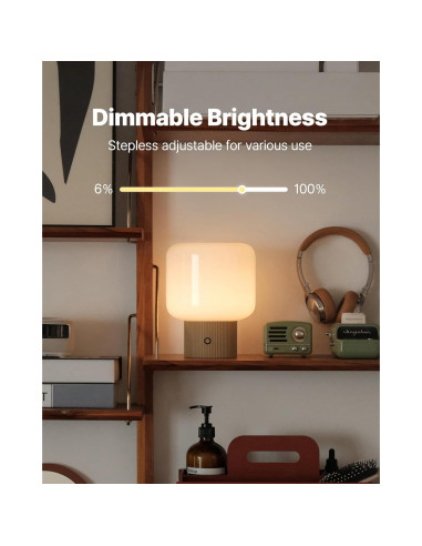 Lámpara de Hongo Magcharm Amarillo Mostaza 5W LED Recargable