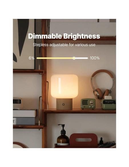 Lámpara de Hongo Magcharm Amarillo Mostaza 5W LED Recargable