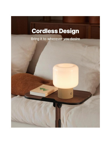 Lámpara de Hongo Magcharm Amarillo Mostaza 5W LED Recargable