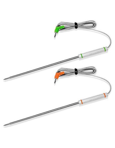 Sonda de Temperatura de Carne YUFUU para Thermopro TP20 TP17 TP16 - Juego de 2 Piezas