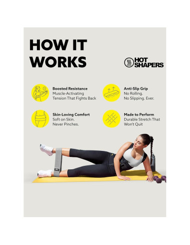Set de Bandas de Resistencia Hot Shapers - Ejercicio en Casa