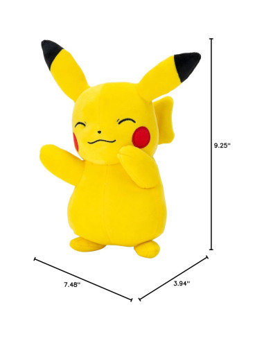 Peluche Pikachu 20 cm Jazwares - Suave y Abrazable