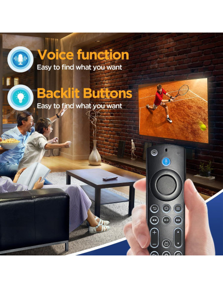 Control Remoto Retroiluminado Oritronic para TV Insignia-Toshiba