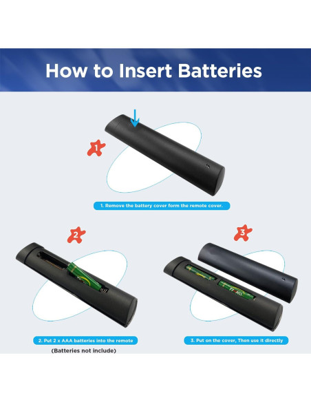 Control Remoto Retroiluminado Oritronic para TV Insignia-Toshiba