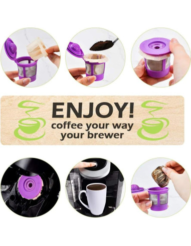 Filtros de papel desechables CAPMESSO para café - 600 unidades