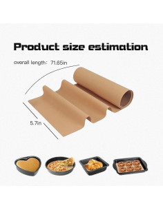 Tapete de Silicona para Hornear ZHIYUEJING 182.88x30 cm 2