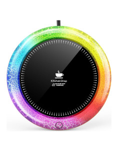 Calentador de Tazas Eléctrico KitchekShop con Luces LED 85C