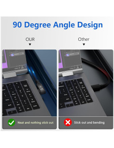 Cable USB C 3m BAWIOFIAU Carga Rápida 240W 20Gbps 4K 2