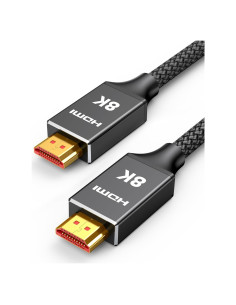 Cable HDMI 2.1 Capshi 0.61m 48Gbps 8K 4K@120Hz Trenzado