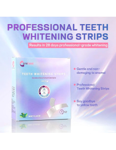 Tiras Blanqueadoras Dentales Carebest 28 Unidades para Dientes Sensibles 2