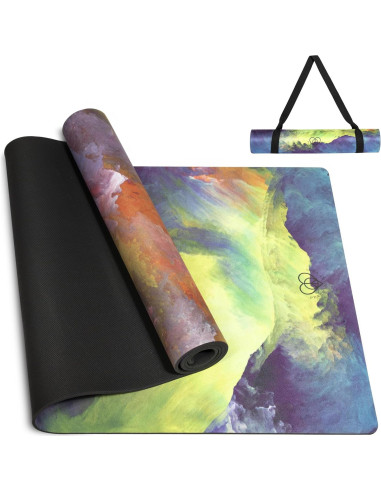 Alfombrilla de Yoga Antideslizante Peace Heart Yogi 198x66cm