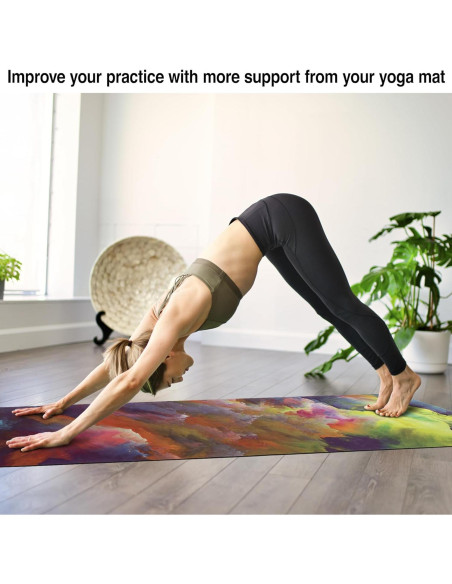 Alfombrilla de Yoga Antideslizante Peace Heart Yogi 198x66cm