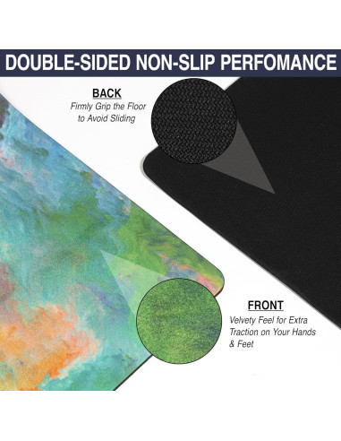 Alfombrilla de Yoga Antideslizante Peace Heart Yogi 198x66cm