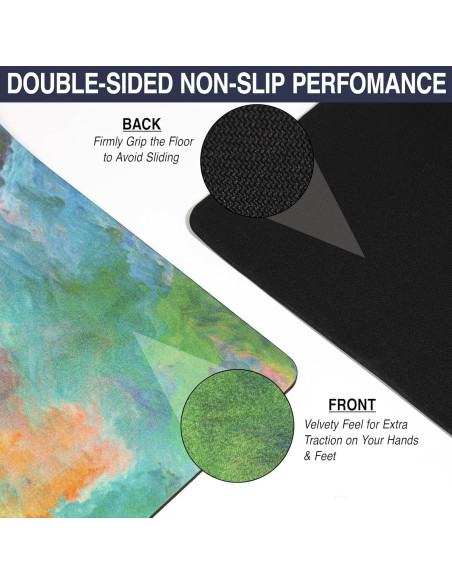 Alfombrilla de Yoga Antideslizante Peace Heart Yogi 198x66cm