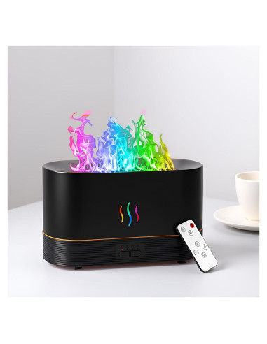 Difusor de Aceites Esenciales PLUWEL 300ml con Luz LED y Control Remoto