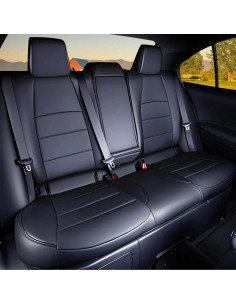 Cubierta de Asiento de Auto HKZ para Toyota Corolla 2014-2019 - Cuero Sintético Negro 2