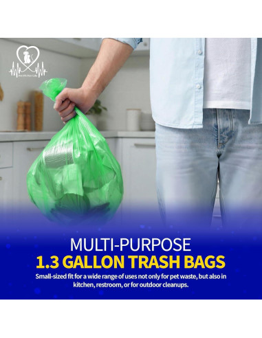 Bolsas de Basura Pequeñas Pet Fit For Life 5L - Paquete de 30