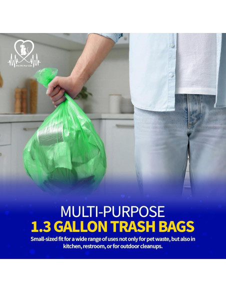 Bolsas de Basura Pequeñas Pet Fit For Life 5L - Paquete de 30
