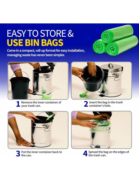 Bolsas de Basura Pequeñas Pet Fit For Life 5L - Paquete de 30