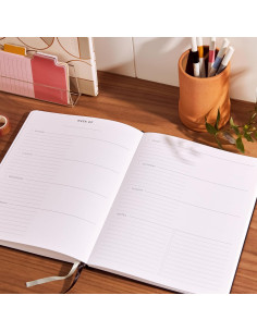 Planificador Enfocado Sin Fecha Erin Condren 20.3x25.4 cm Negro 2