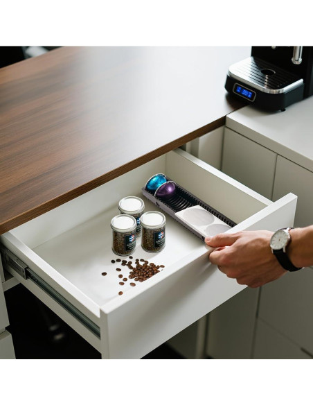 Kit de Cápsulas Reutilizables Nespresso Vertuo 50 PCS + Organizador