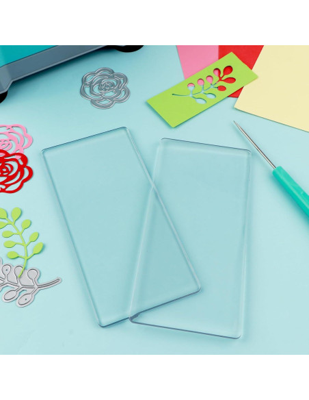 Almohadillas de Corte BAOFALI 2 Pcs Plástico Policarbonato 14x6.5cm