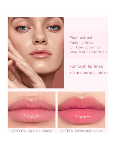 Aceite Hidratante para Labios Pudaier - Set Frutas Brillante