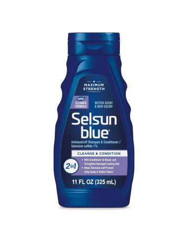 Selsun Blue Champú y Acondicionador Anticaspa 2-en-1 325 ml