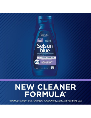 Selsun Blue Champú y Acondicionador Anticaspa 2-en-1 325 ml