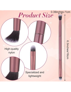 Juego de 12 Pinceles Correctores de Sombra de Ojos Bremorou 2