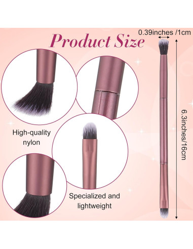 Juego de 12 Pinceles Correctores de Sombra de Ojos Bremorou