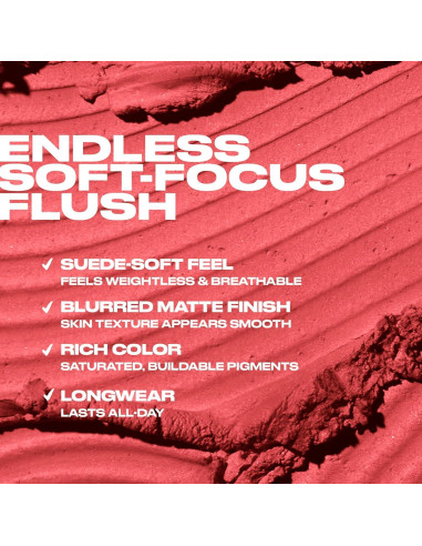 Rubor Urban Decay Suede Backtalk 6g - Mate, Impermeable, Vegano