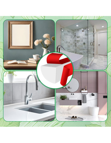 Moldura Cuarterona Flexible YESSZ 299.72cm Negra Autoadhesiva