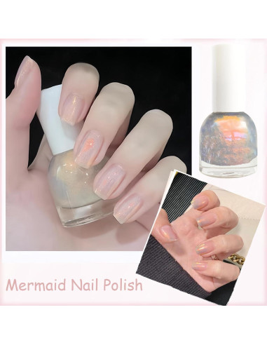Esmalte de Uñas Aurora ASMAYSA 10 ML Brillo Transparente Secado Rápido