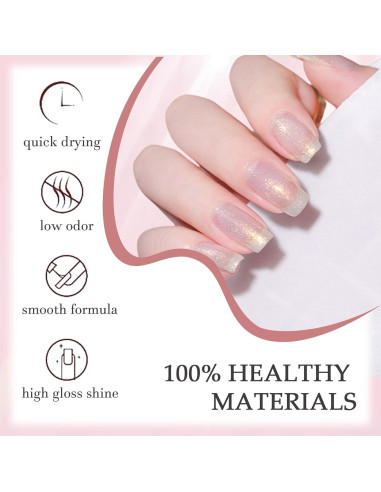 Esmalte de Uñas Aurora ASMAYSA 10 ML Brillo Transparente Secado Rápido